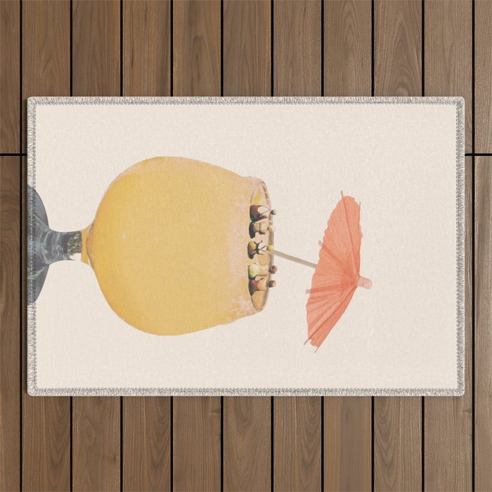 Holiday in a glass 2 Outdoor Rug Gallery Image 1