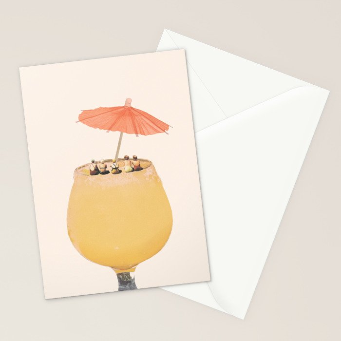 Holiday in a glass 2 Stationery Card Gallery Image 2