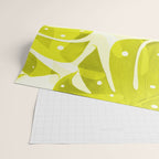 Lime Green Monstera Leaves Light Background #decor #society6 #buyart Wrapping Paper Gallery Image 2
