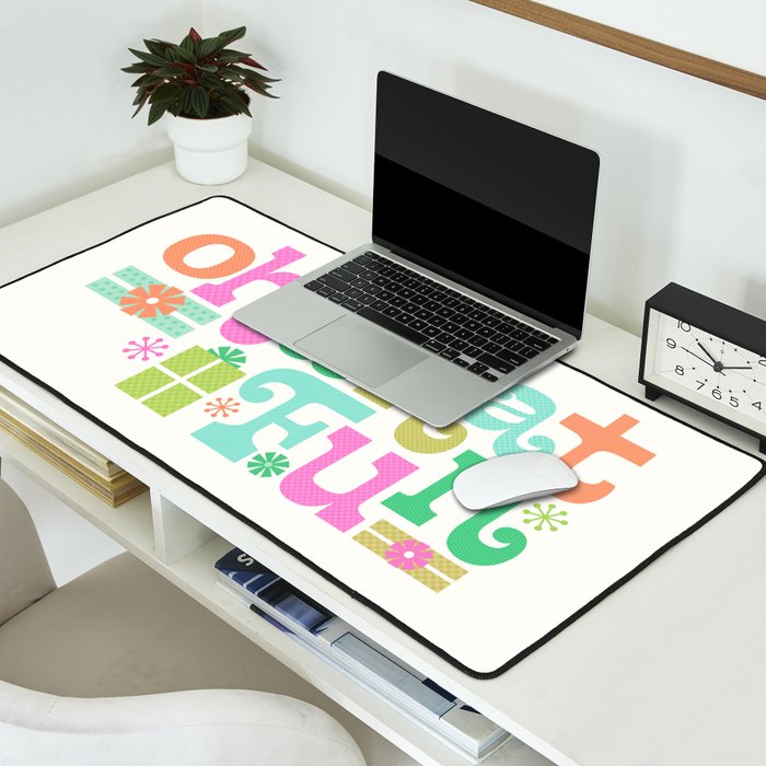 Oh What Fun Desk Mat Gallery Image 2