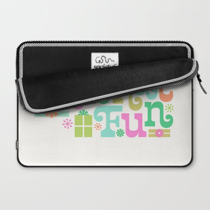 Oh What Fun Laptop Sleeve Gallery Image 2