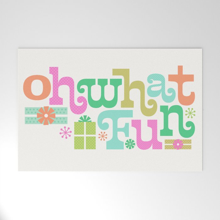 Oh What Fun Welcome Mat Gallery Image 1