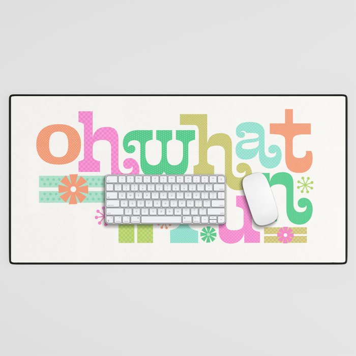 Oh What Fun Desk Mat Gallery Image 1