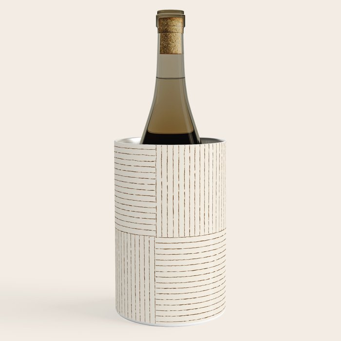 Lines III (Cream) Wine Chiller Gallery Image 2