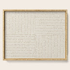 Lines III (Cream) Serving Tray Gallery Image 1