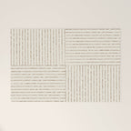 Lines III (Cream) Welcome Mat Gallery Image 1