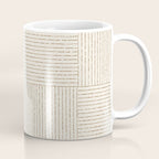 Lines III (Cream) Coffee Mug Gallery Image 1