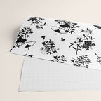 Black and white oriental pattern Wrapping Paper Gallery Image 2