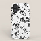 Black and white oriental pattern iPhone Case Gallery Image 1