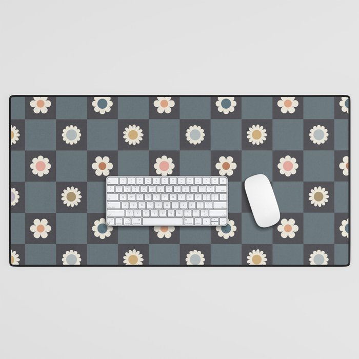 Daisy Checkerboard Desk Mat Gallery Image 1