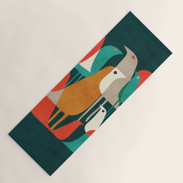 Flock of Birds Yoga Mat Gallery Image 1