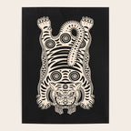 King Of The Jungle 04: Black & White Tiger Edition Poster Gallery Image 4