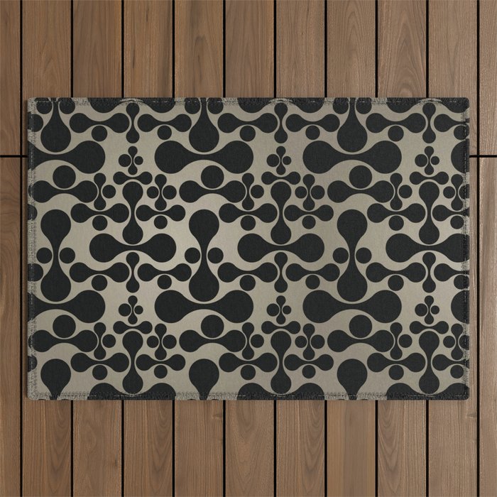 Mid Century Modern 71 Outdoor Rug Gallery Image 1