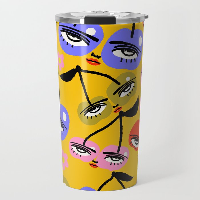 Cherry Party Travel Mug Gallery Image 1