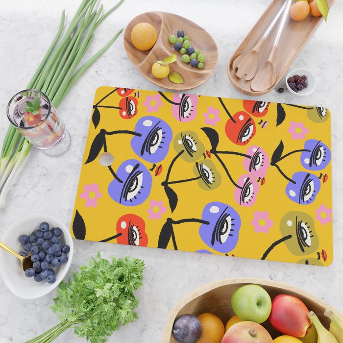 Cherry Party Cutting Board Gallery Image 2