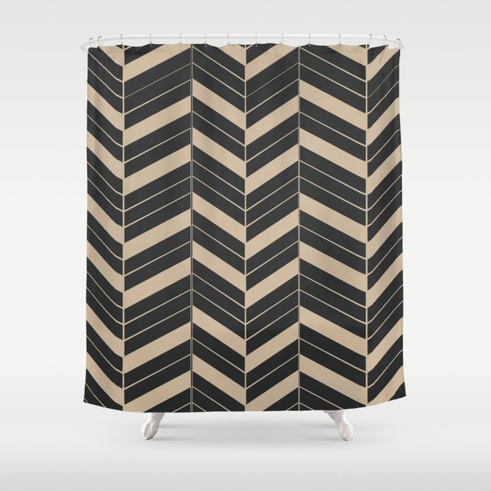 Lines in Motion 18 Shower Curtain Gallery Image 1