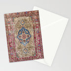 Antique Silk Kashan Persian Rug Print Stationery Card Gallery Image 2