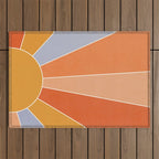 Sunburst - dusk Outdoor Rug Gallery Image 1