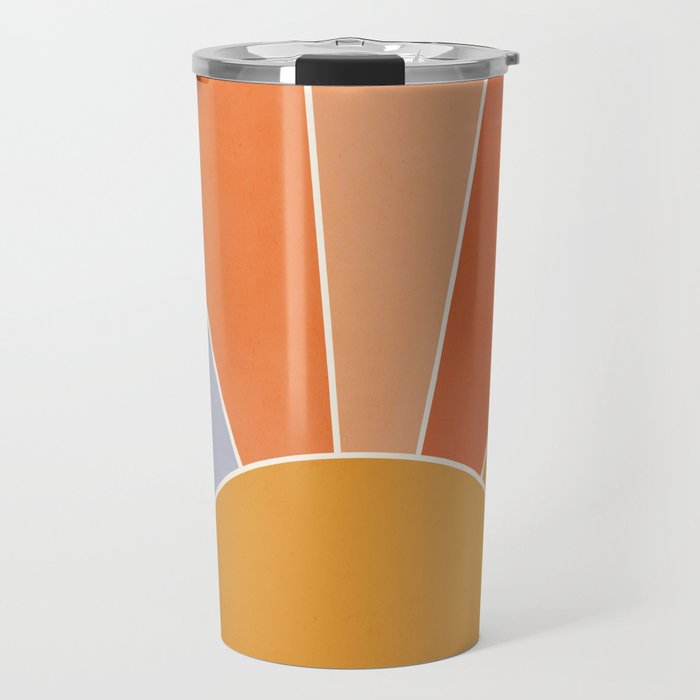Sunburst - dusk Travel Mug Gallery Image 1