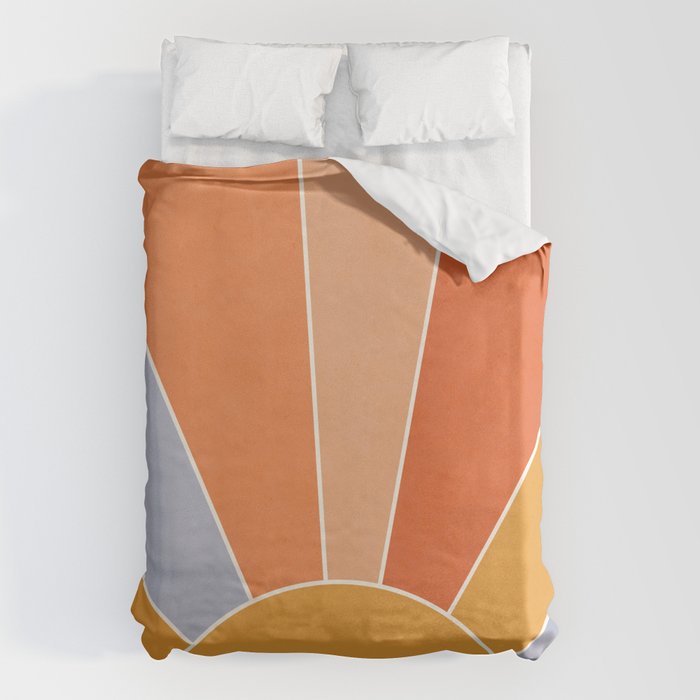 Sunburst - dusk Duvet Cover Gallery Image 6