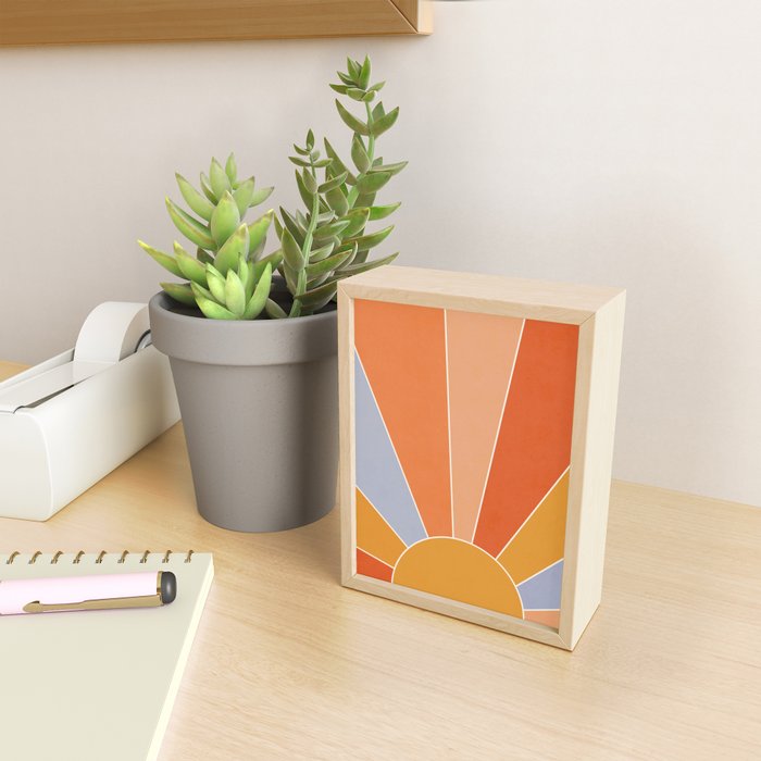 Sunburst - dusk Mini Art Print Gallery Image 2
