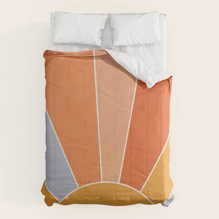 Sunburst - dusk Comforter Gallery Image 6