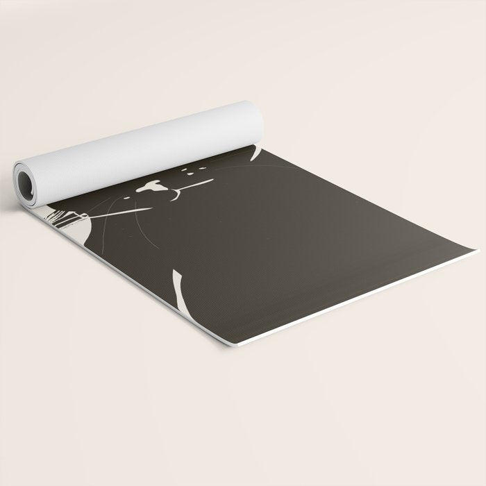 Black Cat 3 Yoga Mat Gallery Image 2