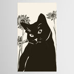 Black Cat 3 Tablecloth Gallery Image 2