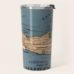 Vintage Map of Madison Wisconsin (1924) Travel Mug Gallery Image 2