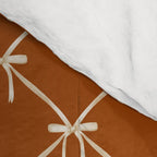 Bows & Ribbons Pattern XIV Rust Comforter Gallery Image 4