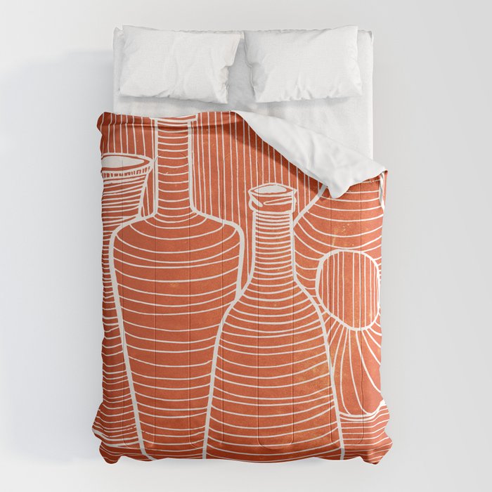 VASES 01: Terracotta Edition Comforter Gallery Image 1