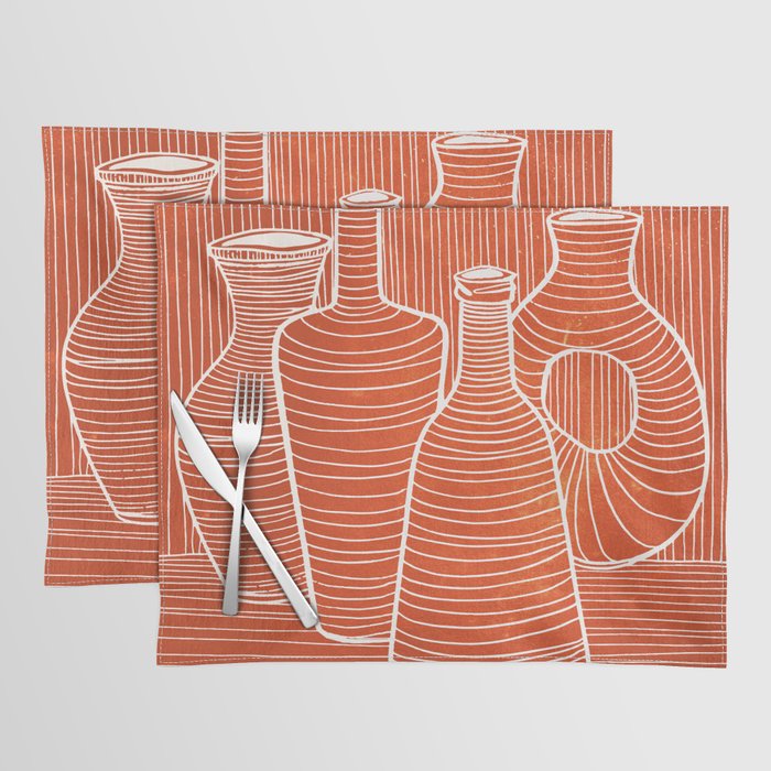 VASES 01: Terracotta Edition Placemat Gallery Image 1