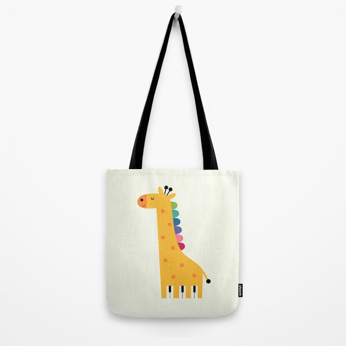 Giraffe Piano Tote Bag Gallery Image 2