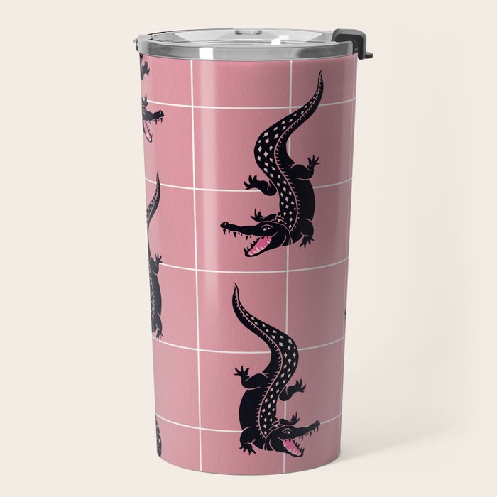 Crocodile - Dusty Rose Palette Travel Mug Gallery Image 2