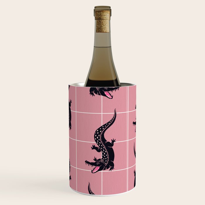 Crocodile - Dusty Rose Palette Wine Chiller Gallery Image 1