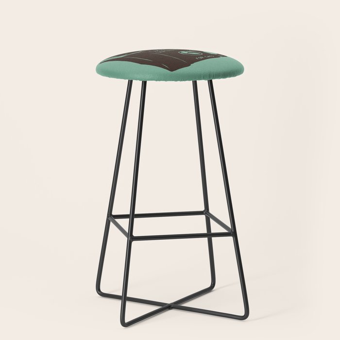 World Domination for Cats (Green) Stool Gallery Image 1