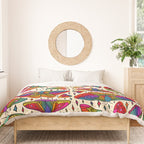 Rainbow Moth Print Duvet Cover Gallery Image 3