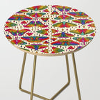 Rainbow Moth Print Side Table Gallery Image 2