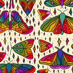 Rainbow Moth Print Coffee Mug Gallery Image 2