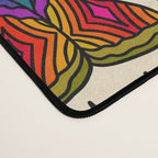 Rainbow Moth Print Desk Mat Gallery Image 4