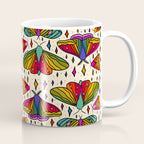 Rainbow Moth Print Coffee Mug Gallery Image 1