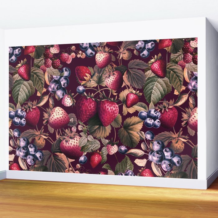 Strawberry Fields Forever II - I Wall Mural Gallery Image 2