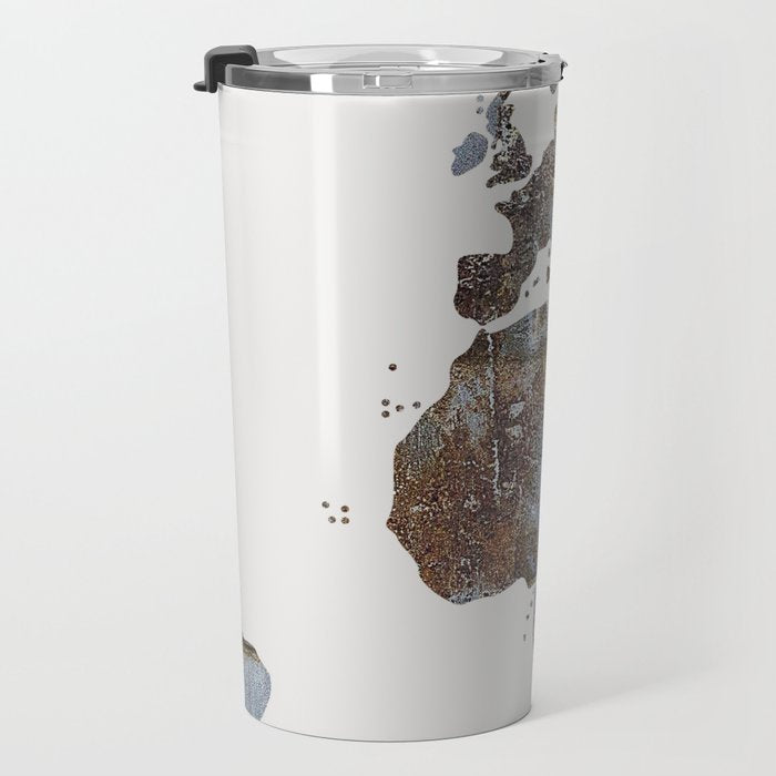 World Map(metal) Travel Mug Gallery Image 3