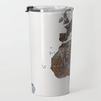 World Map(metal) Travel Mug Gallery Image 3