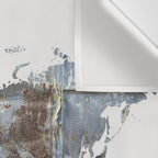 World Map(metal) Wall Tapestry Gallery Image 3