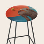 I met You at strange times Stool Gallery Image 2