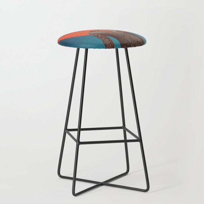 I met You at strange times Stool Gallery Image 1