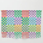 Rainbow Checks Wall Hanging Gallery Image 1
