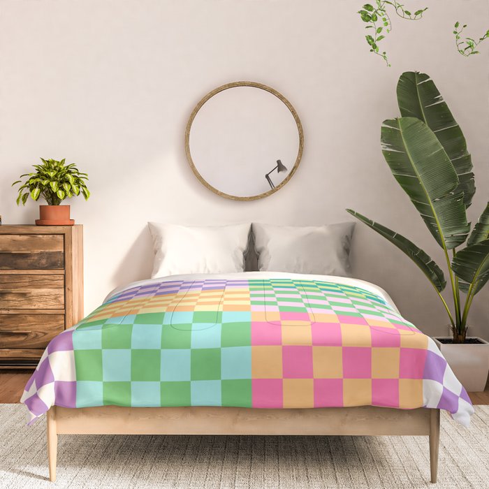 Rainbow Checks Comforter Gallery Image 3
