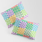 Rainbow Checks Pillow Sham Gallery Image 3